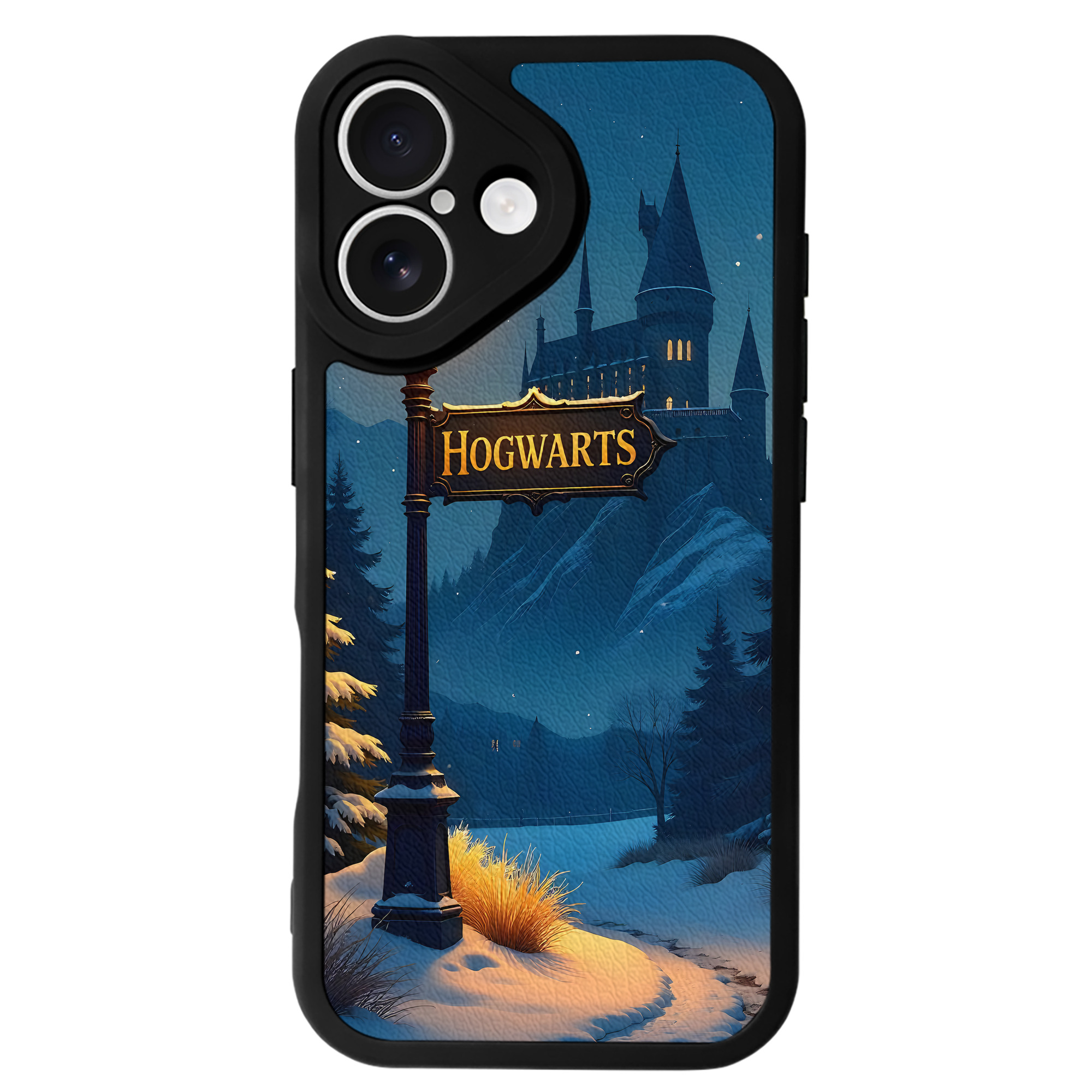 （画像用） Harry Potter ハリー・ポッターシリーズ 【iPhone 16シリーズ対応】シリコンスマホケース（レザー調） 材質：シリコン
